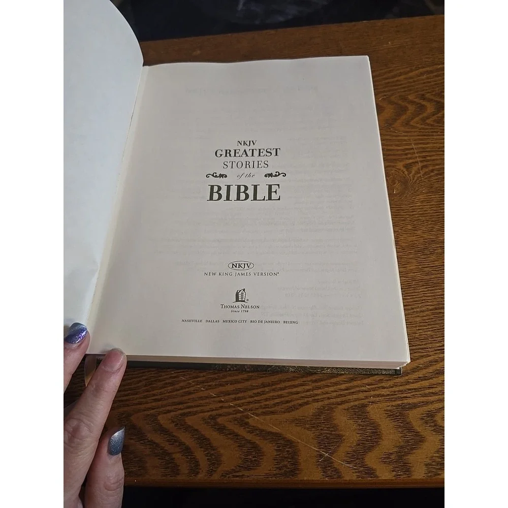 NKJV Greatest Stories of the Bible - Hardcover By Thomas Nelson